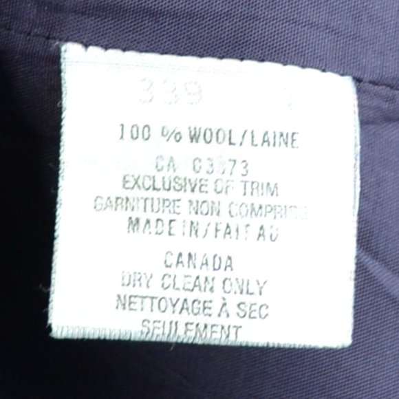 Braemar 100% wool midi Dress by michelle Monet wrap long sleeve office formal - Picture 7 of 7